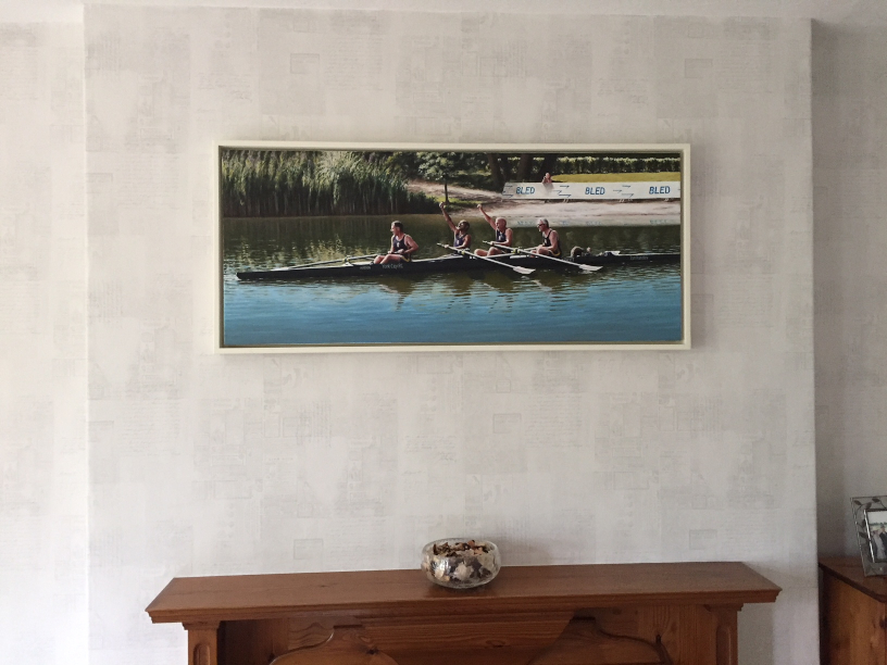 framed painting by Richard Porte